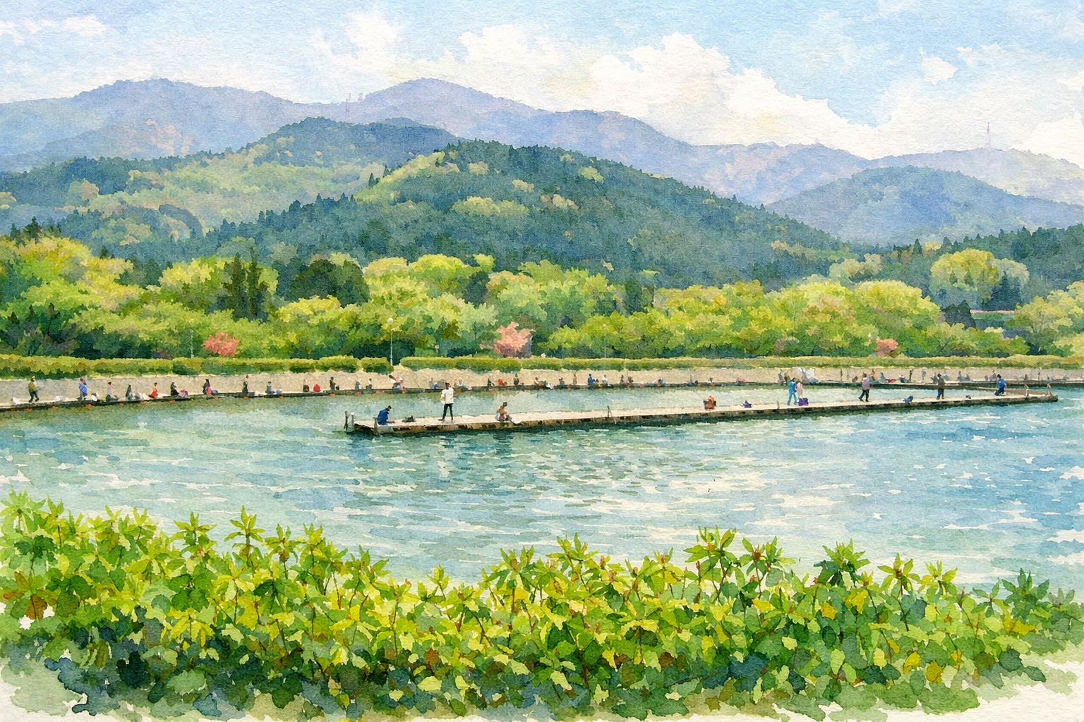 東山湖フィッシングエリア春大会