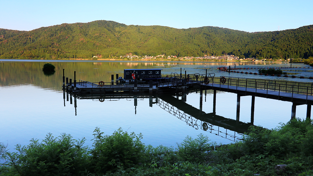 余呉湖　江土桟橋　管理釣り場ドットコム