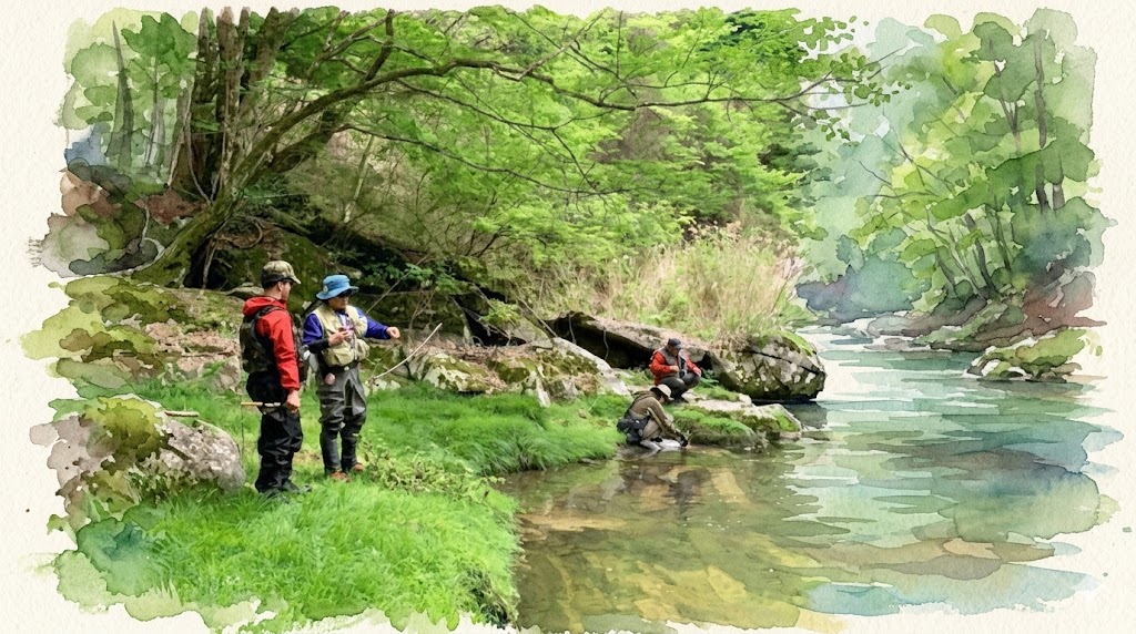 段戸川C&R区間　段戸川倶楽部