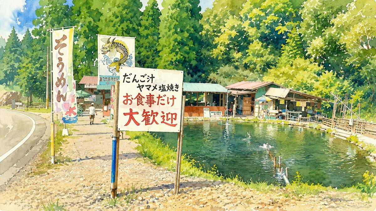 蛍ヶ池自然釣り堀りセンター