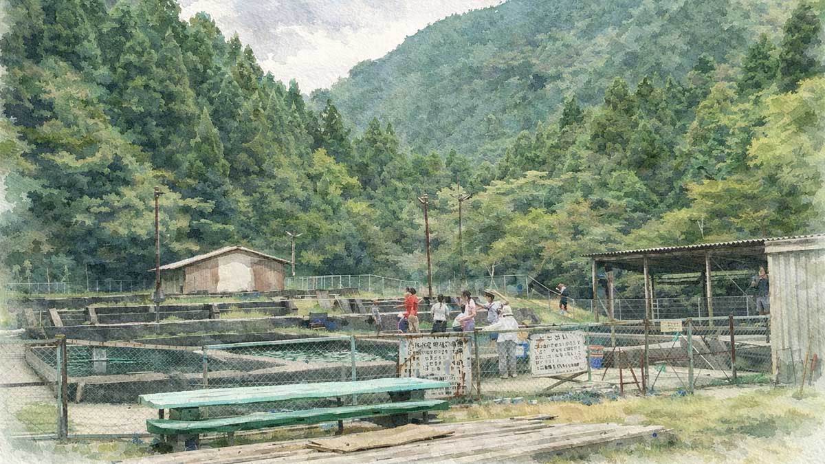 時山養魚場 キャンプ場