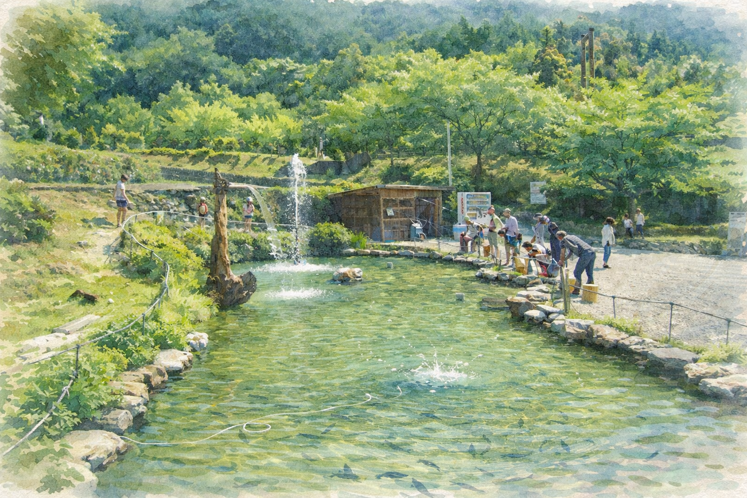 奥伊勢フォレストピア 釣り堀