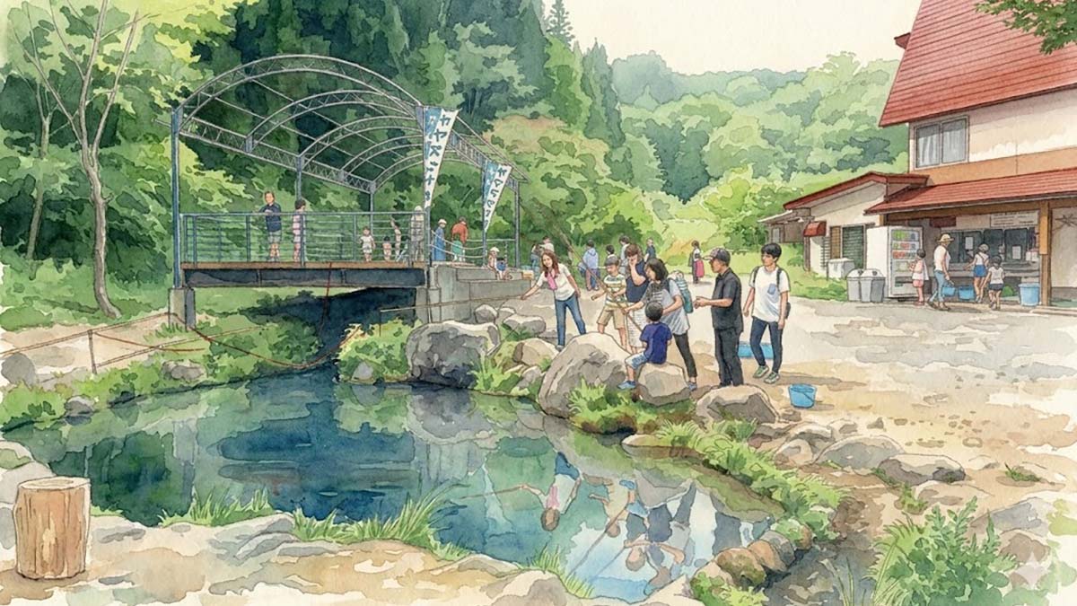 追の沢マス釣場