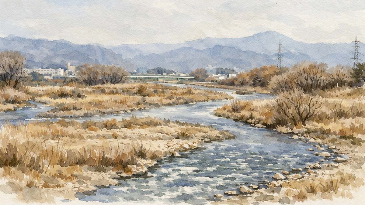 千曲川冬季ニジマス釣り場