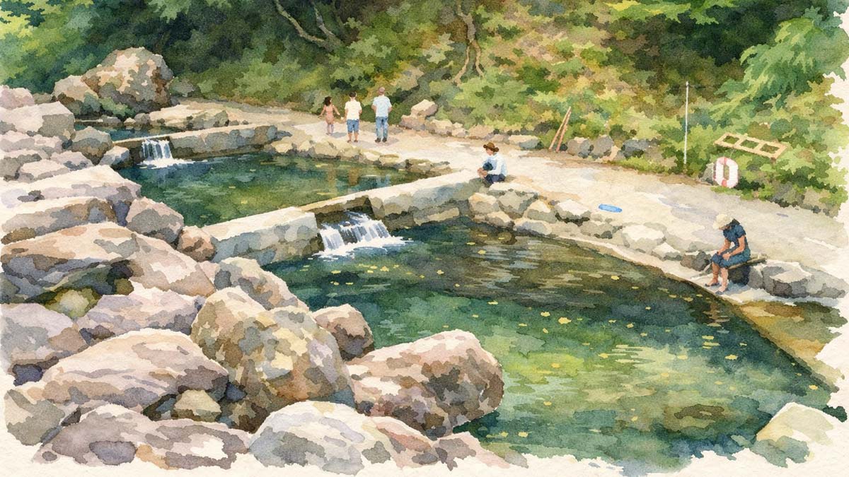 鷲の川渓流アマゴ釣り